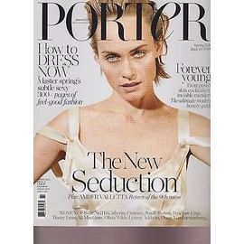 PORTER MAGAZINE #13 SPRING 2016, COVER: AMBER VALLETTA by NET-A-PORTER.