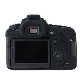 90D Silicone Case, TUYUNG Camera Housing Case Protective Cover Shell, Compatible with Canon EOS 90D Cameras, Black