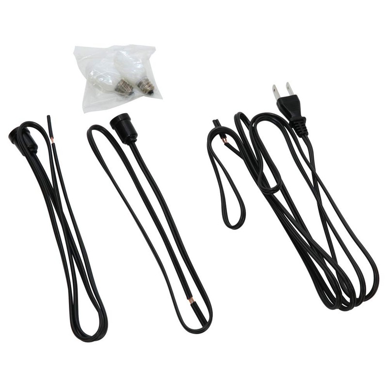 Hanging Lantern (Hanging Lantern) Dedicated Cord (2 Bulbs Included)