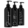 Alora Reusable Shampoo and Conditioner Bottles - Set of 3