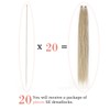 Sangtok 36 inch Long Dreadlock Extensions, Ombre Brownish Blonde Handmade
