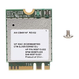 Estink Tarjeta WiFi RTL8821CE, AW Cb491nf Laptop Nic, Interfaz M.2, Soporte BT4.2, Operación de Alta Velocidad, Se Puede Usar para el Hogar, el Trabajo o los Viajes