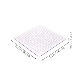 LALAFINA 2pcs DIY Clay Sculpture Board Acrylic Rolling Board for Pottery Art Safe Easy Cleaning