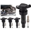 Set of 4 Ignition Coils and 4 Iridium Spark Plugs