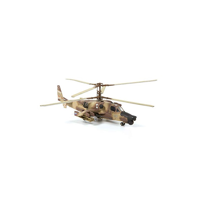 Zvezda 500787216 500787216-1:72 Russ. Attack Helicopter Hokum-Plastikbausatz-Modellbausatz-Zusammenbauen-Bausatz-für Einsteiger-detailliert, Olive