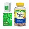 Calcium Plus Vitamin D, Adult Gummies, 500 mcg, 1000 IU,