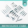 WOAMA Manicure Set Nail Clippers 30-Piece Pedicure Kit Manicure Tools