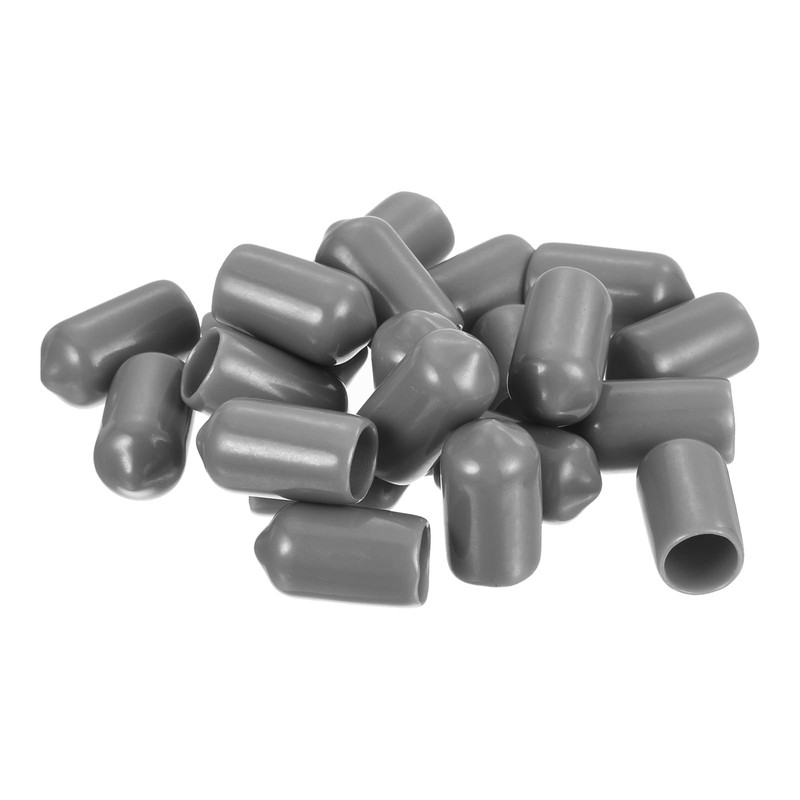 sourcing map 20pcs Rubber End Caps Protective Caps 8.5mm ID