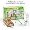 Clear Window Bird Feeder with 4 Strong Suction Cups, Removable