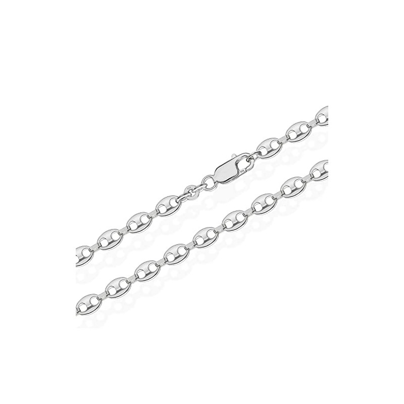 NKlaus Silver 18 cm 925 Sterling Silver Coffee Bean Men's