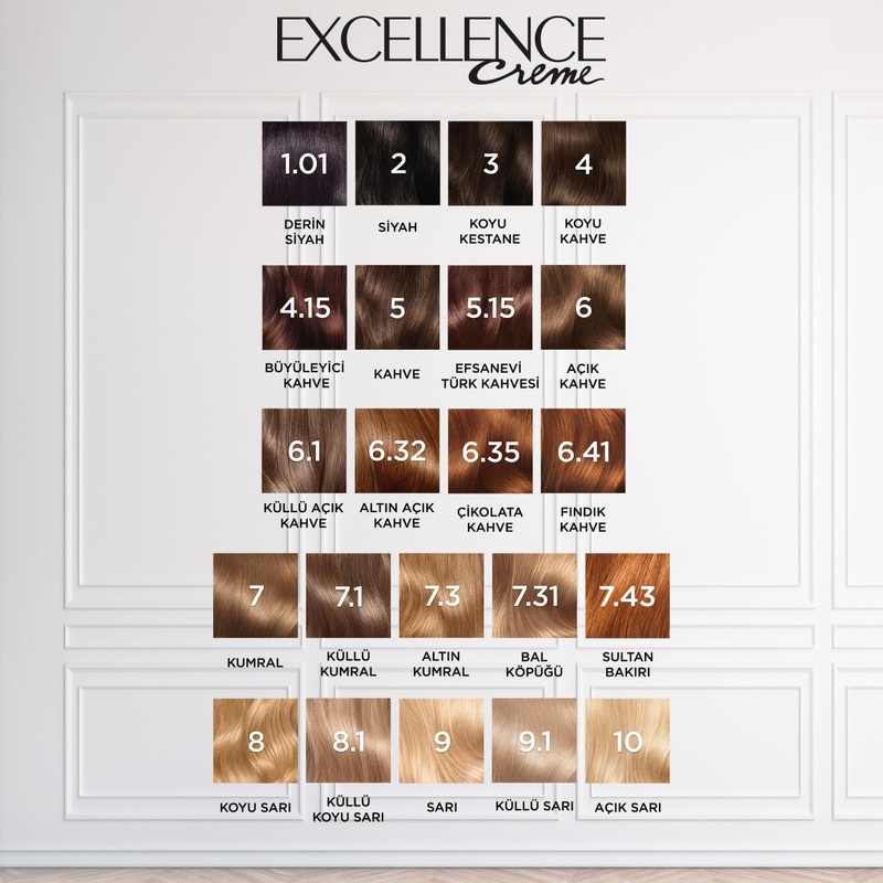 L'Oréal Paris Excellence Creme 6.1 Light brown hair colour