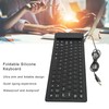 Foldable Silicone Keyboard 85 Keys Foldable Design Silent Wired Waterproof