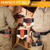 MELOTOUGH Drill Holder for Tool Belt – Orange ABS Holster,