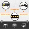 BINQIGOO LED Daytime Running Light Front Bumper Fog Light, Switchback