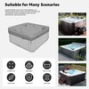 Square Hot Tub Cover 420D Heavy Duty Waterproof UV Protector