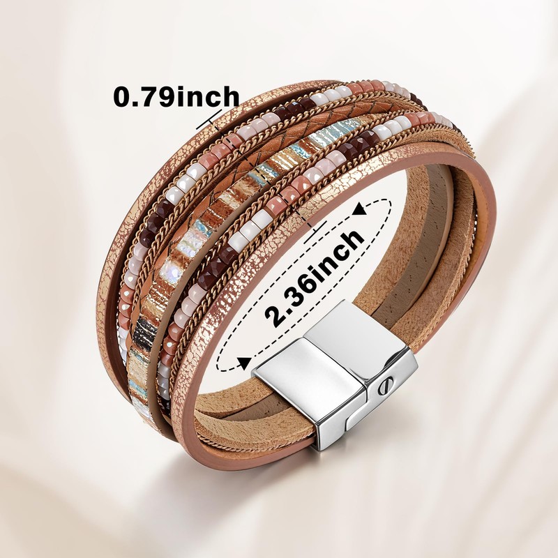 Urn Bracelet for Ashes Boho Cremation Jewelry for Ashes Stainless