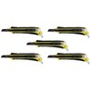 5-Pack Fastcap Kaizen Utility Knife for Cutting Boxes, Paper, Tape,