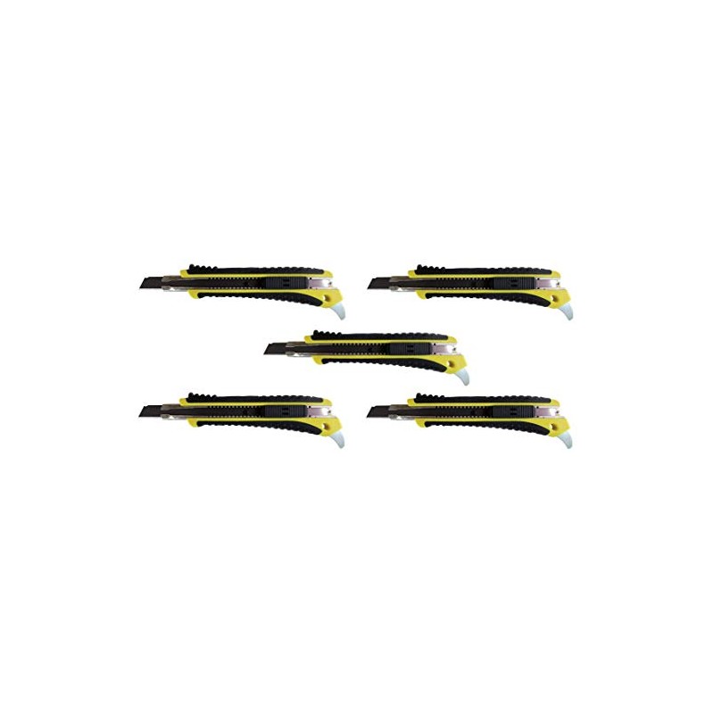 5-Pack Fastcap Kaizen Utility Knife for Cutting Boxes, Paper, Tape,