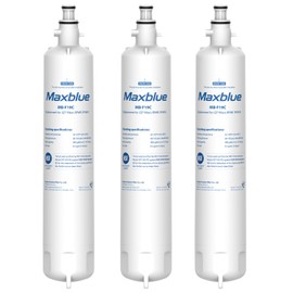 Maxblue Replacement for GE® RPWFE®, RPWF (with CHIP) Refrigerator Water Filter, Compatible with WSG-4, WF277, GFE28GMKES, PFE28KBLTS, GFD28GSLSS, PWE23KSKSS, GYE22HMKES, DFE28JSKSS, 3 Filters