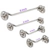 Szliyands 3'' Barn Door Lock Gate Latch, Sliding Door Lock