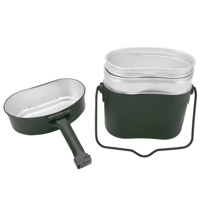 Military Mess Tin Multifunction Nonslip Durable Food Grade Aluminium 180℃