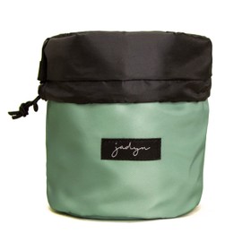 Jadyn Cinch Top Compact Travel Makeup Bag and Cosmetic Organizer for Women (Sage Green)
