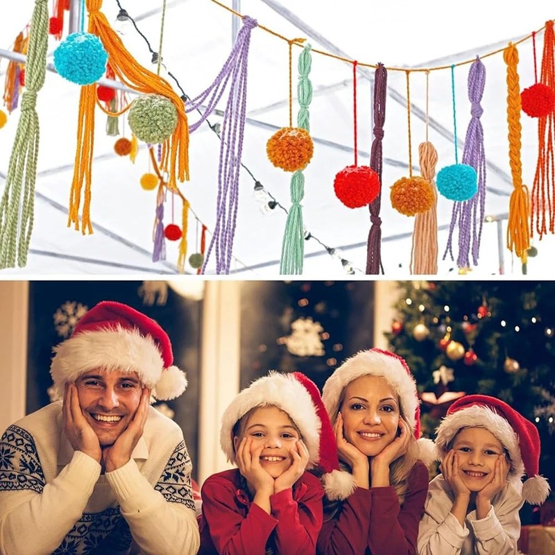 Xuegier Pom Makers Set Tool Winder Tool with Thread Cutter