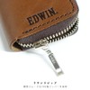 Edwin Men's Key Case, Tochigi Leather, Smart Key, Cowhide Leather,