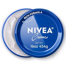 NIVEA Creme Body, Face and Hand Moisturizing Cream, 16 Oz Jar