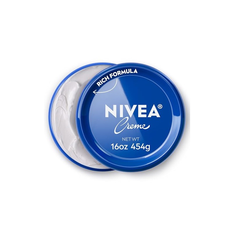 NIVEA Creme Body, Face and Hand Moisturizing Cream, 16 Oz