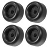 4 Pcs 2.5" Round Rubber Bump Stops with Hole, Universal