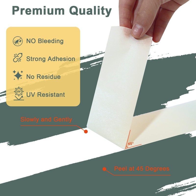 EFOK 10 Pack Masking Tape 2 Inch Wide Bulk, 2025