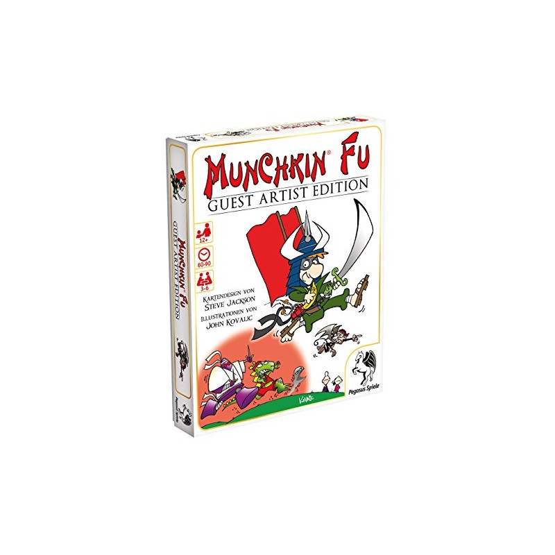 Pegasus Spiele 17233G – Munchkin Fu Guest Artist Edition Kovalic