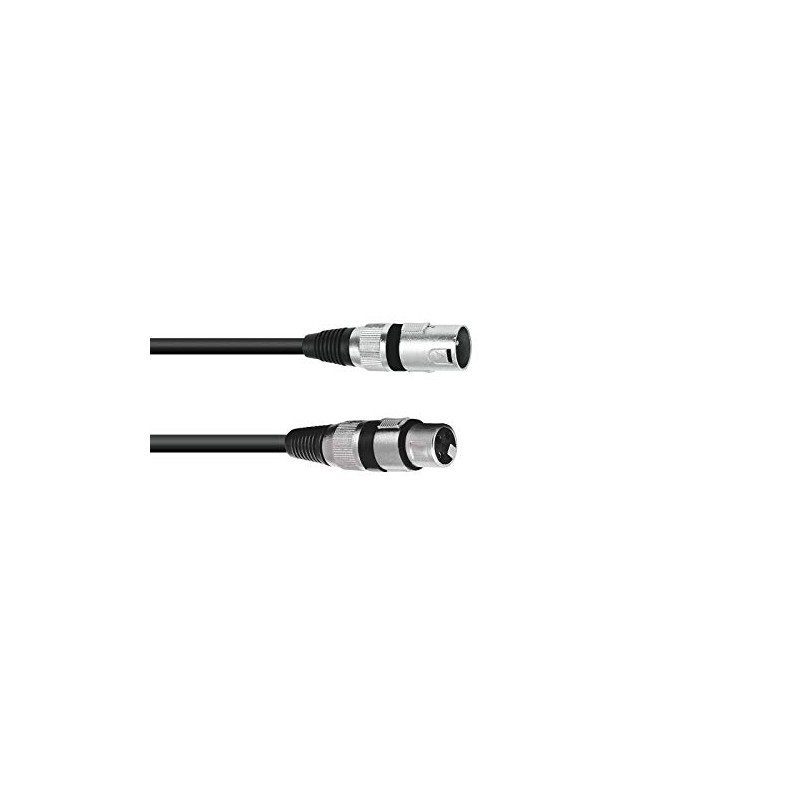 Cable MC-15, 1,5m,black,XLR m/f,balanced