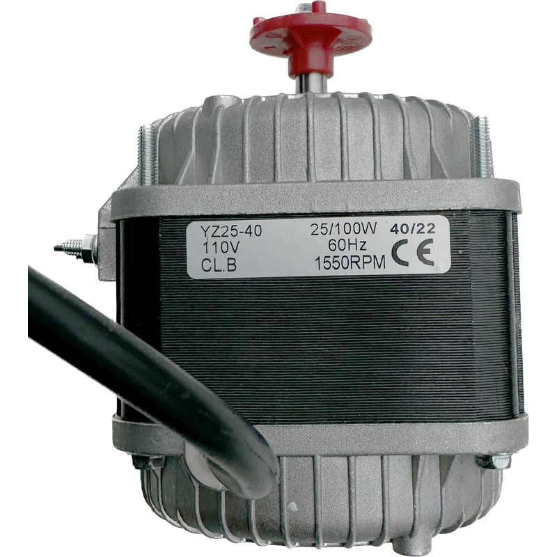 Shaded Pole Square Fan Motor, 1550 RPM, 5W, 115V, for