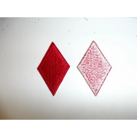 a0078 WW2 US Army 5th Infantry Division patch Red Diamonds PA1