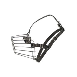 Dingo Metal Muzzle for Medium Spaniel 28 cm Circuit Below Eyes, 9 cm Metal Wire Length 14021