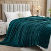 NEWCOSPLAY Super Soft Throw Blanket Dark Teal Premium Silky Flannel