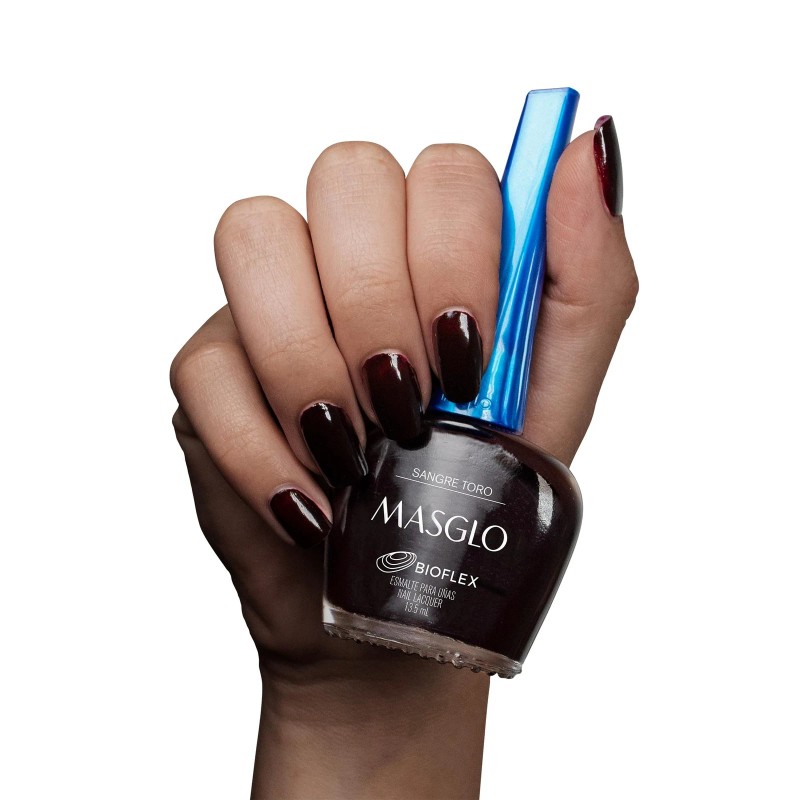 MASGLO Salon Quality Red Nail Polish 2 Fl Oz Long