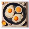 Blue Crab Magnets Fried Eggs FRIDGE MAGNET "style D" -