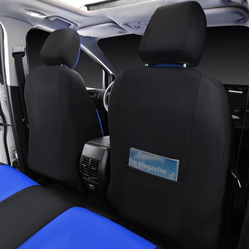 CAR PASS Leather Seat Covers Full Set Universal Water Resistant