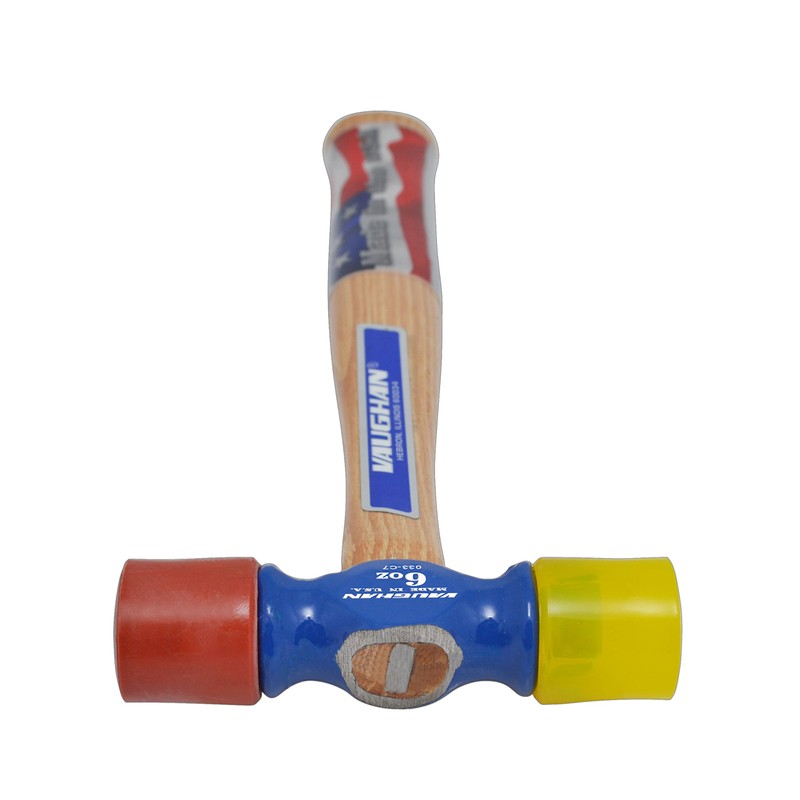 Soft Face Hammer, 6 oz, 10-1/2" L