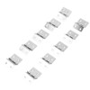 50pcs Hinges Appearance Electroplating Durable Iron Material Wooden Boxes Repairing