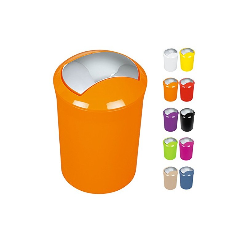 Spirella Sydney Acrylic Bin, Orange