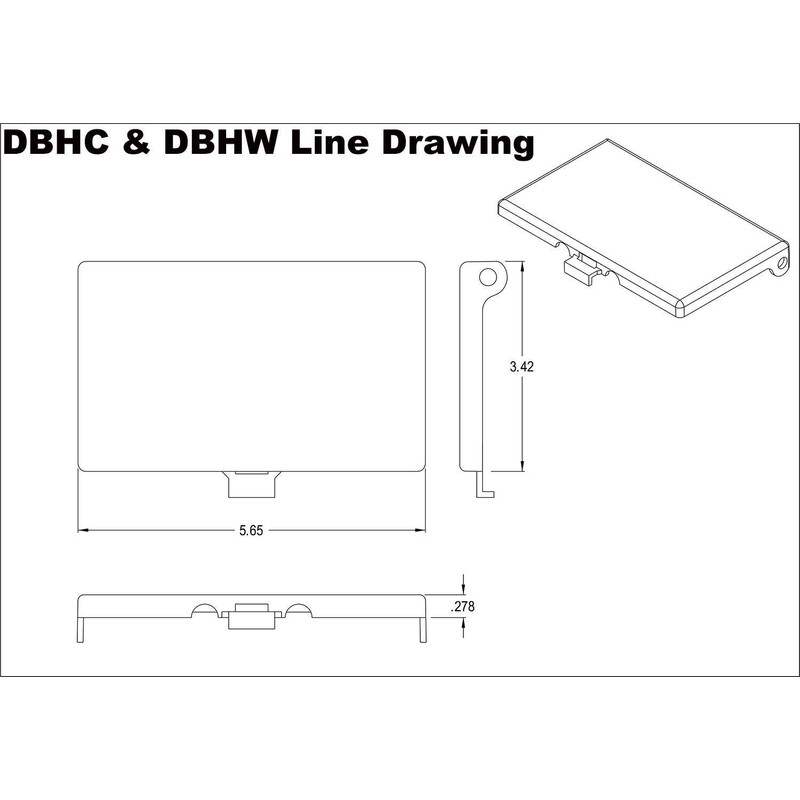 iMBAPrice DBHC Electrical Box Replacement Cover, Clear 1-Gang Horizontal Extra