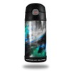 Skin Decal Wrap compatible with Thermos Funtainer 12oz Bottle ZaZa
