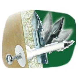 Dottie WDT43 Wallboard Toggle Kit, Slot/Phillips, 1/4″ Truss Head Machine Screws