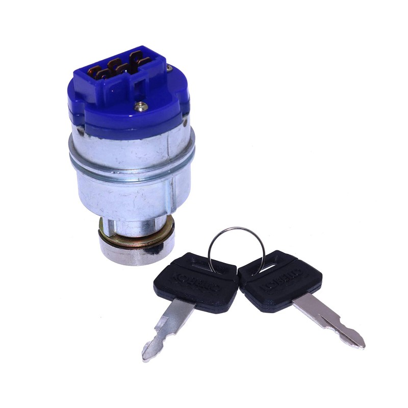 Kobelco New Ignition Switch W/2 keys YN50500026F1 For Kobelco SK200-8