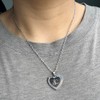 imani Sabrina Necklace Inspired Heart Necklace Jewelry Album Merch Accessories