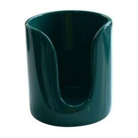 Ceramic Bathroom Cup Dispenser, 3 oz 4 oz Disposable Cups Holder, Small Mouthwash Cup Dispenser (Green)
